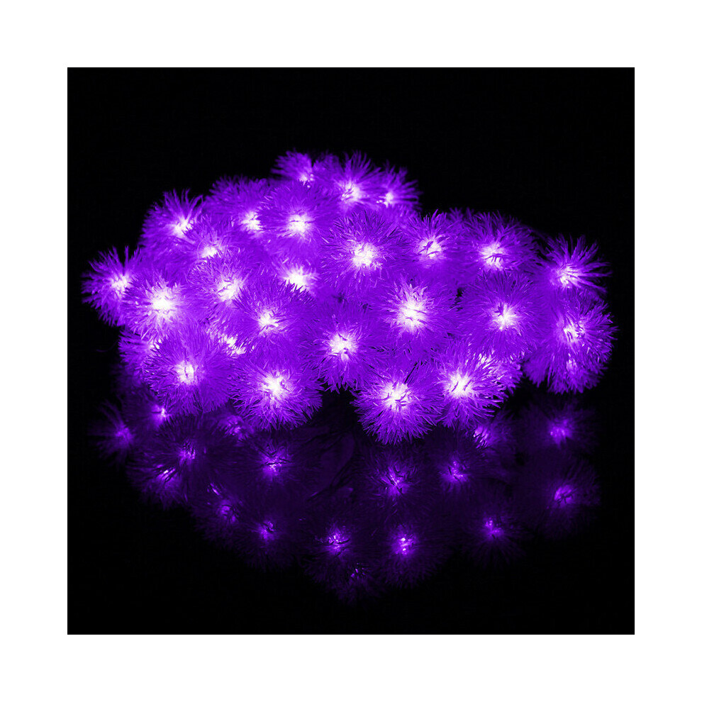 (Purple) 4M 40LED Snow Fairy String Light Multi-color Flexible Portable Light String High Brightness Light String