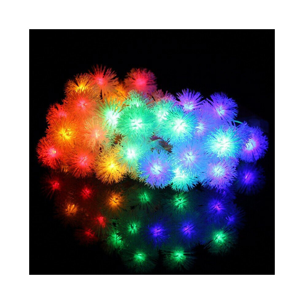 (Colorful) 4M 40LED Snow Fairy String Light Multi-color Flexible Portable Light String High Brightness Light String