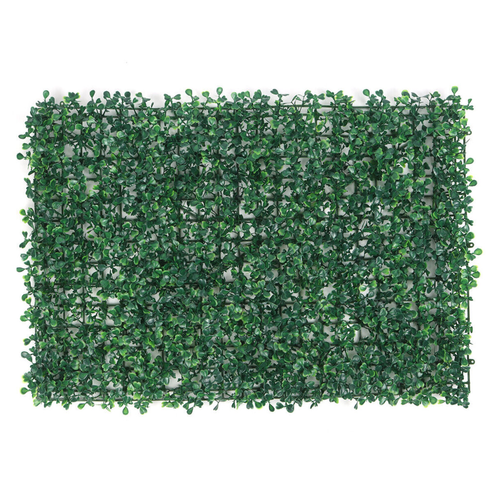 (A) 40x60cm Artificial Hedge Mat Foliage Plant Wall Fence Grass Greenery Panel Decorations