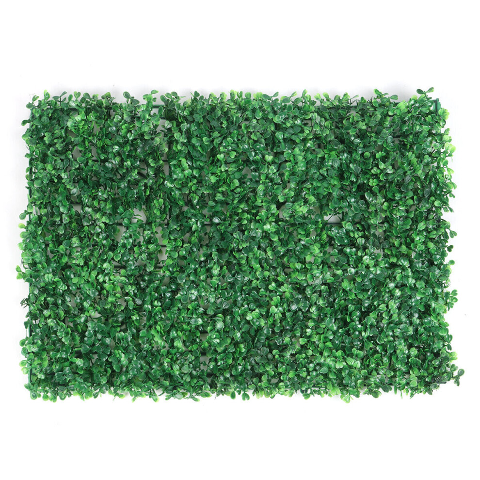 (G) 40x60cm Artificial Hedge Mat Foliage Plant Wall Fence Grass Greenery Panel Decorations