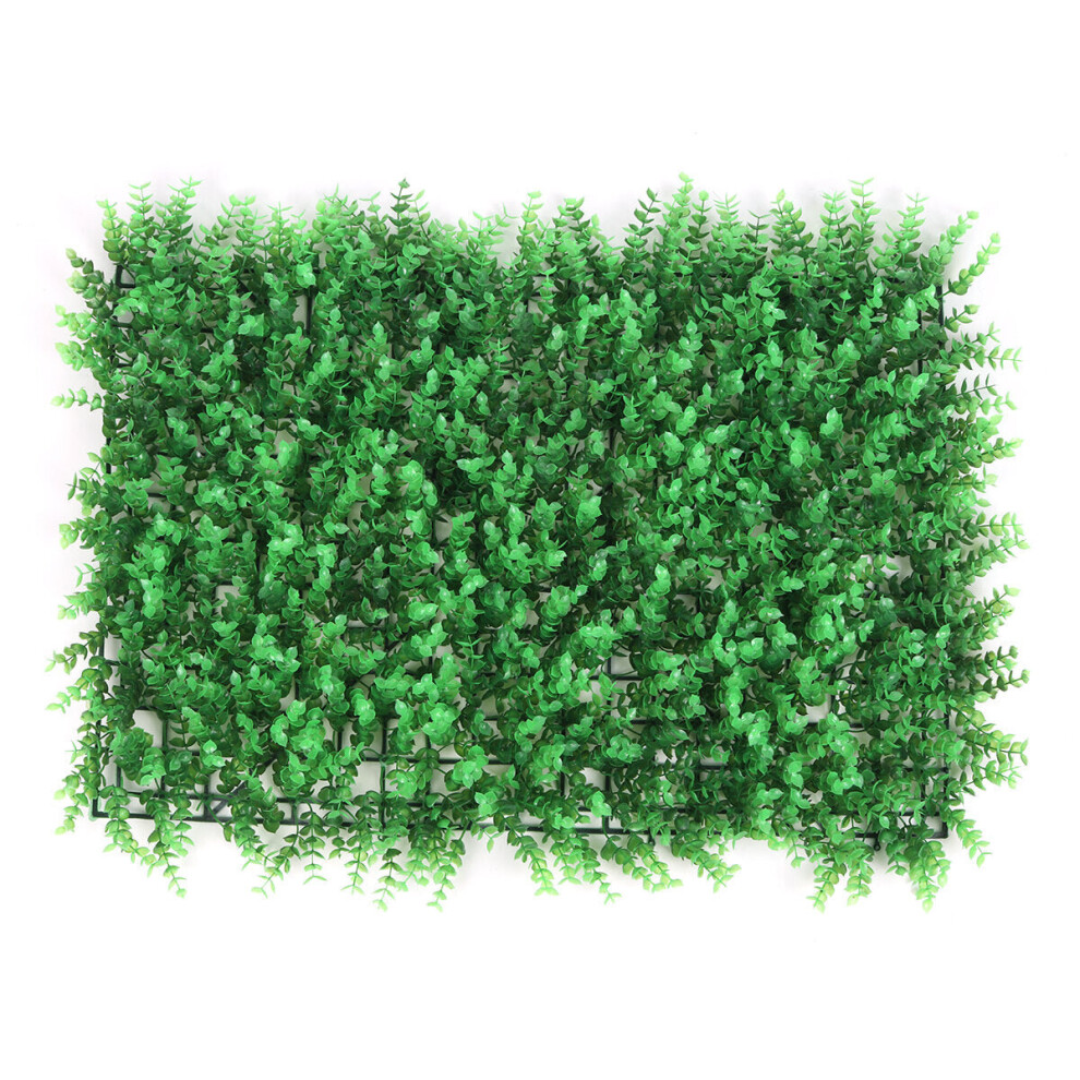 (C) 40x60cm Artificial Hedge Mat Foliage Plant Wall Fence Grass Greenery Panel Decorations