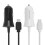 (white) 5V 2.4A Spring Wire Car charger for Tablet Cell Phone 2