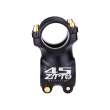 (Black) 45mm 7 Degree 31.8mm High Strength Aluminium Alloy Bicycle Handlebar Mountain Bike Handlebars