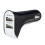 (Black) 2 IN 1 Car Headset Charger for Tablet Cell Phone 12