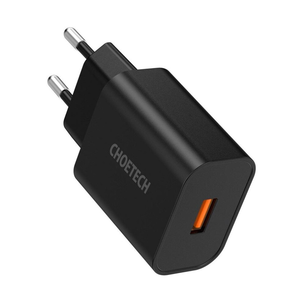 (EU) 18W QC 3.0 Quick Charge USB Port Wall Charger for Smartphone Tablet Laptop