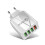 (White, EU) 20W USB+PD Quick Charger Power Adapter with Digital Display for Tablet Smartphone 13