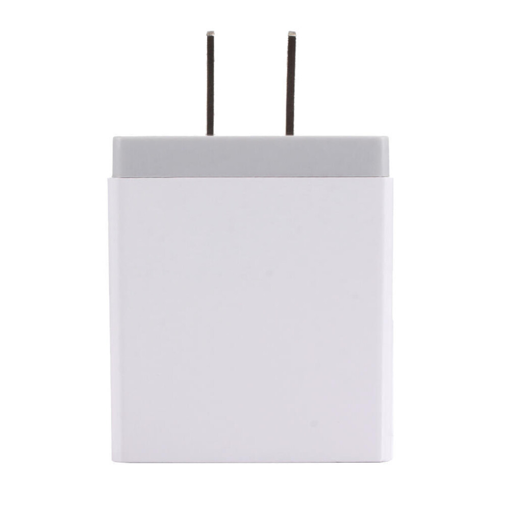 (White, US) 4 USB 5V 5.1A Travel Charger Power Adapter For Smartphone Tablet PC