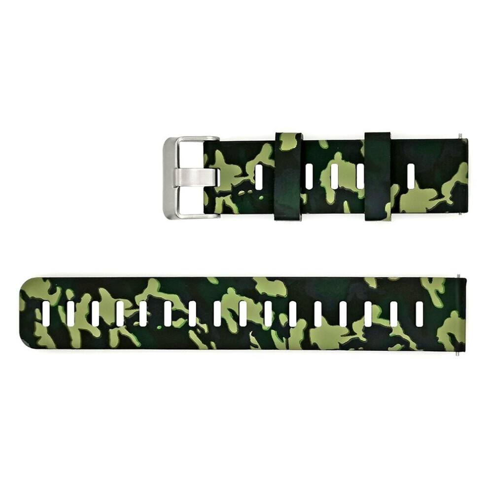 (NO.11) 20mm Personalized Painted Silicone Watch Strap Watch Band