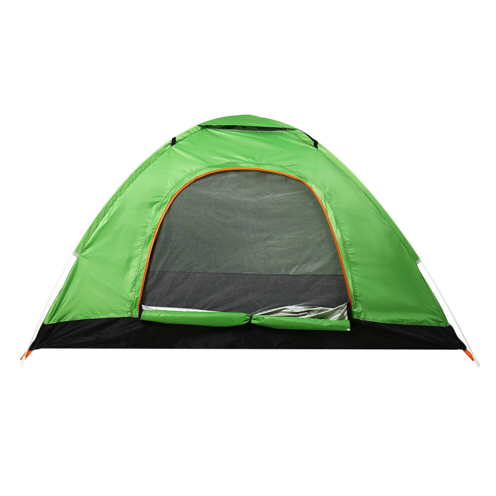 (Blue) 1-2 People Automatic Open Camping Tent Rainproof Outdoors Beach Picnic Travel