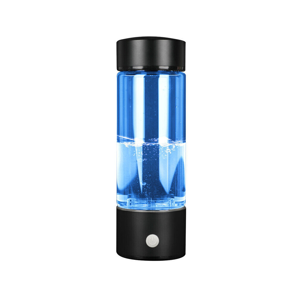 450ml Hydrogen-Rich Water Ionizer Maker Cup Generator Glass Bottle Mug USB Charging Glass Water Bottle