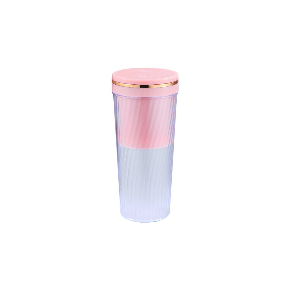 (Pink) 350ml Portable Blender Personal Outdoor Juicer Cup USB Charging Electric Power Mixer for Fruit and Vegetable-image-OPC-PBXW22B-NEW