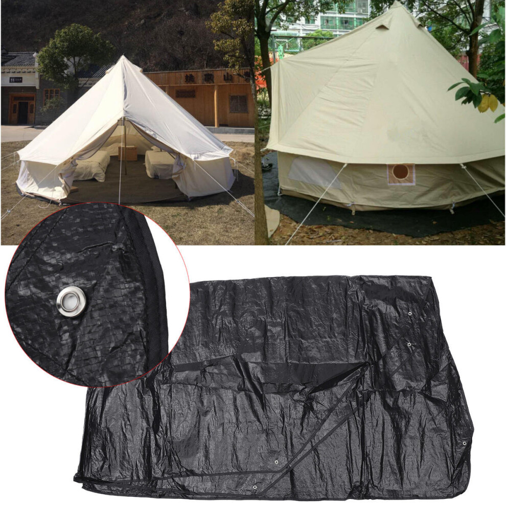 (S) 4M/5M Waterproof PE Mat Carpet Large Matting Alternative Equipping For Bell Tent-image-OPC-PBXW228-NEW