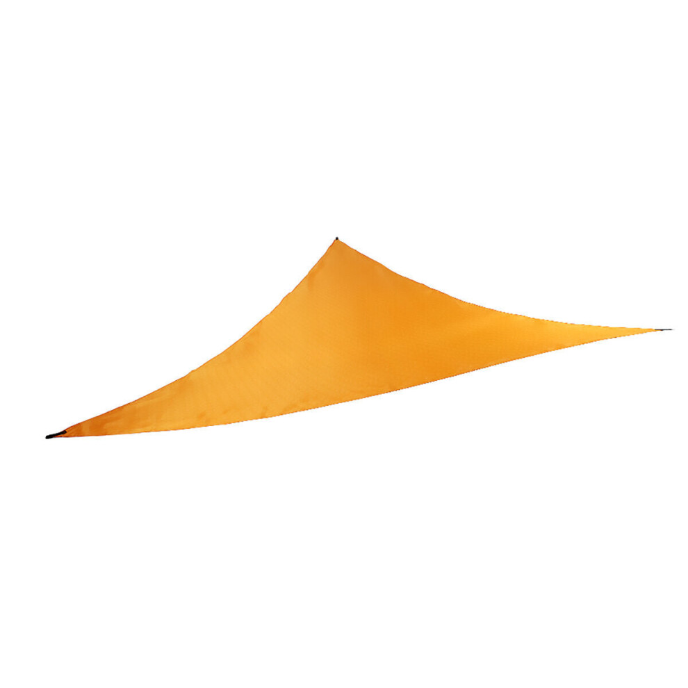 (Orange) 3*3*3M Sun Protection Sun Canopy Camping  Shade Sails &Nets Canopy Foldable Outdoor Awning Triangle Canopy