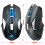 (Black) 2.4G Wireless Gaming Mouse 7 Buttons Adjustable 1000-2400DPI LED Breathing Light Rechargeable Mouse 10