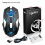 (Black) 2.4G Wireless Gaming Mouse 7 Buttons Adjustable 1000-2400DPI LED Breathing Light Rechargeable Mouse 11