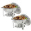 2pcs Set Stainless Steel Dining Stove 2 Pack 4 Litre Cooker 2