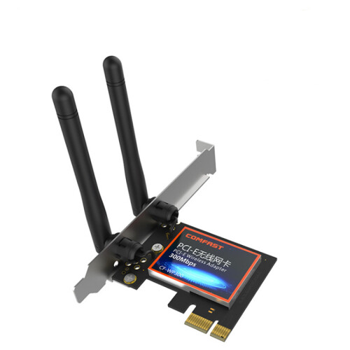300Mbps 2.4GHz PCIE WiFi Wireless Networking Adapter LAN Card for Desktop Computer 1