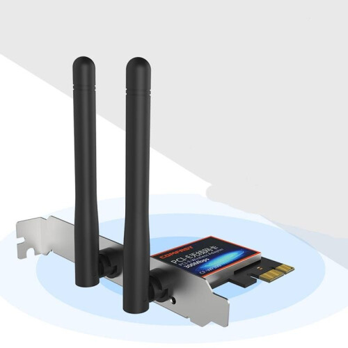 300Mbps 2.4GHz PCIE WiFi Wireless Networking Adapter LAN Card for Desktop Computer 2