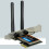300Mbps 2.4GHz PCIE WiFi Wireless Networking Adapter LAN Card for Desktop Computer 4