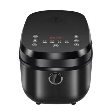 (Black) 5L Touchscreen Non-stick Rice Cooker 1000W 220V 8 Large Menu Functions 24h Appointment LCD Touch Screen