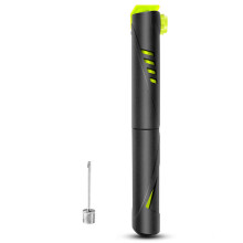 (Black green) 120PSI High Pressure Bike Pump AV/FV Common 70g Lightweight Mini Bicycle Tire Inflator Pump for Mountain Bike Sport Ball