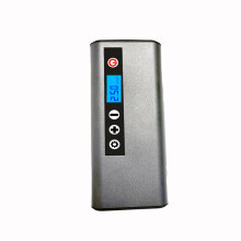 (Grey) 3-in-1 150 PSI Bicycle Air Pump Electric Tire Inflator USB Rechargeable Portable LED Flashlight Power Bank for Electric Bike Scooter Motorcycle