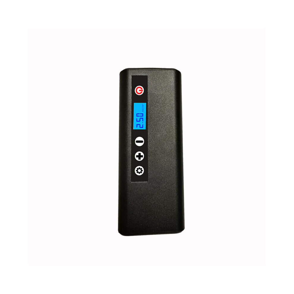 (Black) 3-in-1 150 PSI Bicycle Air Pump Electric Tire Inflator USB Rechargeable Portable LED Flashlight Power Bank for Electric Bike Scooter Motorcycle