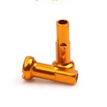 (Gold) 100PCS Aluminium Alloy Bike Spokes Cap Outdoor Bicycle Riding Colorful Spokes Cap