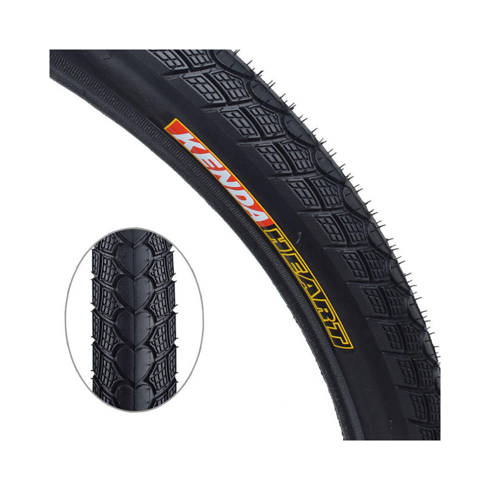 26*1.95 Mountain Bike Tire 40-65PSI Heart-shaped Soft Side Tyres Reflective