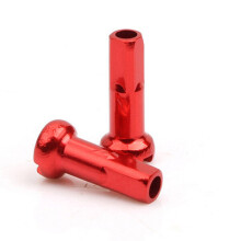 (Red) 100PCS Aluminium Alloy Bike Spokes Cap Outdoor Bicycle Riding Colorful Spokes Cap