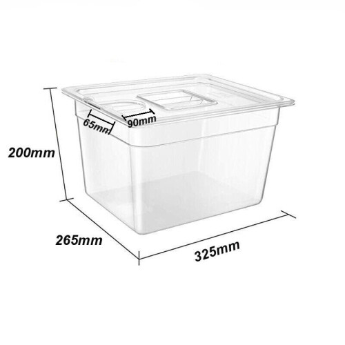 11L Sous Vide Cooker Containers Detachable Dividers Separator for Immersion Circulators 2