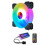 (1pc) 12cm RGB Cooling Fans Quiet Computer Case Chassis Fan Computer PC Cooler for PC Computer CPU 1