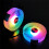 (1pc) 12cm RGB Cooling Fans Quiet Computer Case Chassis Fan Computer PC Cooler for PC Computer CPU 7