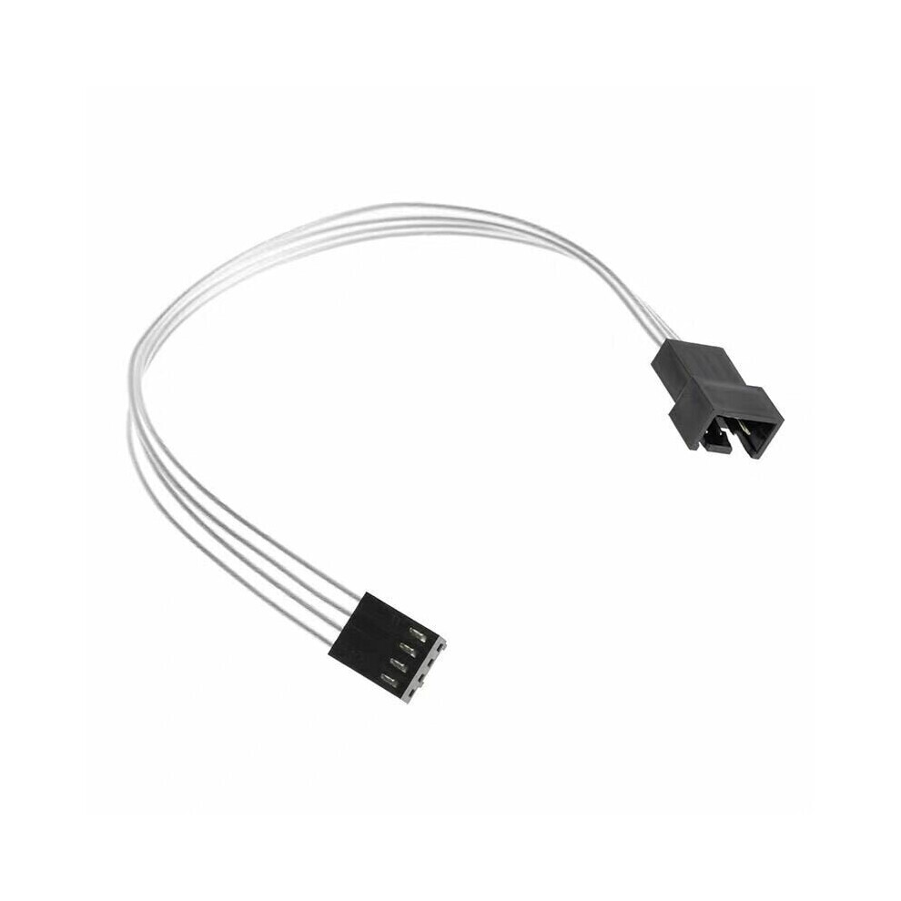 (1Pin interface) 4Pin PWM Fan Cable Cooling 1 To 3 Ways Splitter Sleeved Extension Braided Cable