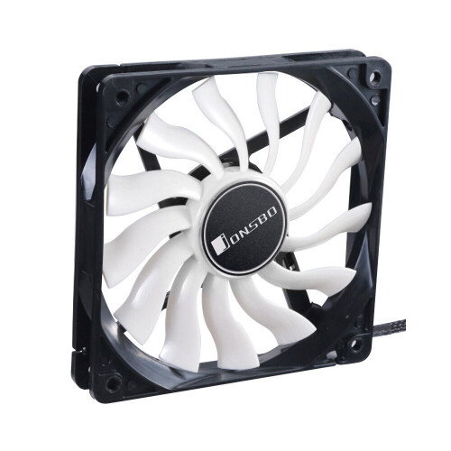 12cm Chassis Cooling Fan Smart Ultra-thin 4Pin CPU Silent PC Case Cooler for Computer 2
