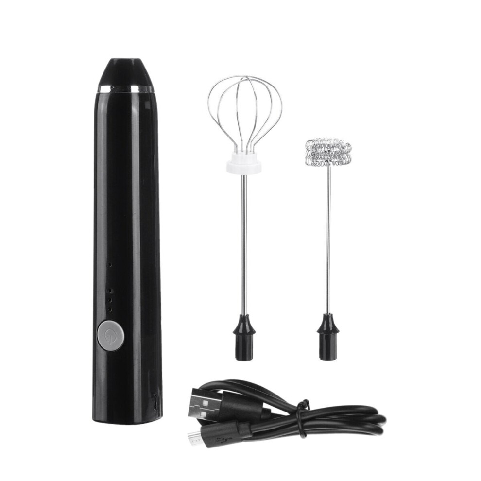 3 Speed USB ElectricCoffee Egg Mixer Shaker Whisk Tool Coffee Frother Egg Beater