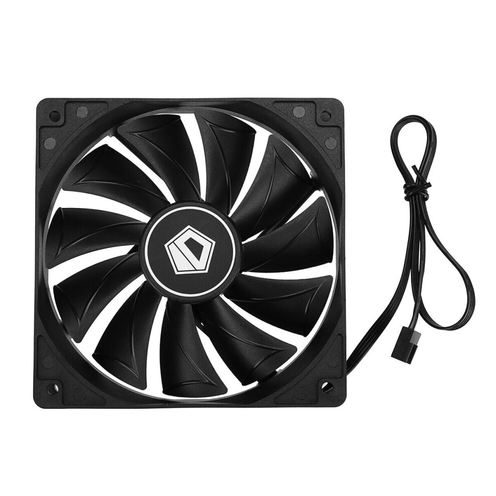 (Black) 120mm PC Computer Case Cooling Fan 4PIN 5V ARGB Sync PWM Musical Rhythm