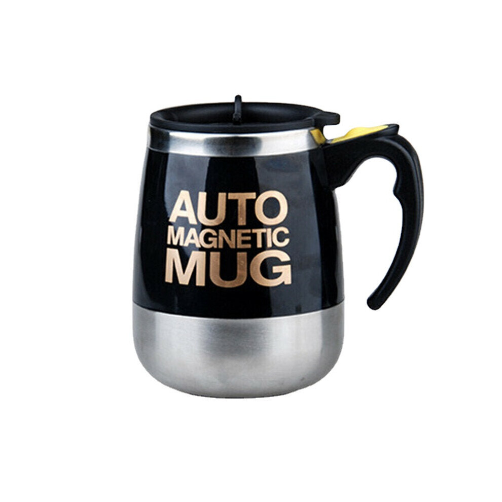 (B) 400/450ml Automatic Electric Magnetic Self Stirring Mug Coffee Milk Mixing Mug Smart Stainless Steel Juice Mix Cup