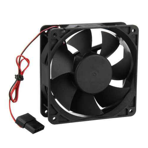120mm CPU Fan Big 4 Pin 12V Ball Bearing Silent Computer Case Cooling ...