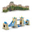 (#5) 3D Paper Jigsaw Puzzle DIY Craft World Architecture Model Improving Problem-Solving Ability Perfect Creative Gift for Kids 5