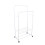 (White) Clothes Double Rail Rack Garment Hanging Organizer 5
