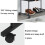 (Black) Clothes Double Rail Rack Garment Hanging Organizer 3