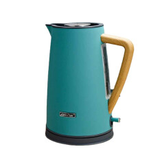 (Lake Blue) 1800W 1.7L Electric Kettle Stainless Steel Auto Power-off Protection Handheld Instant Heating Electric Kettle