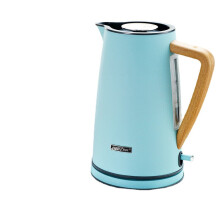 (Sky Blue) 1800W 1.7L Electric Kettle Stainless Steel Auto Power-off Protection Handheld Instant Heating Electric Kettle