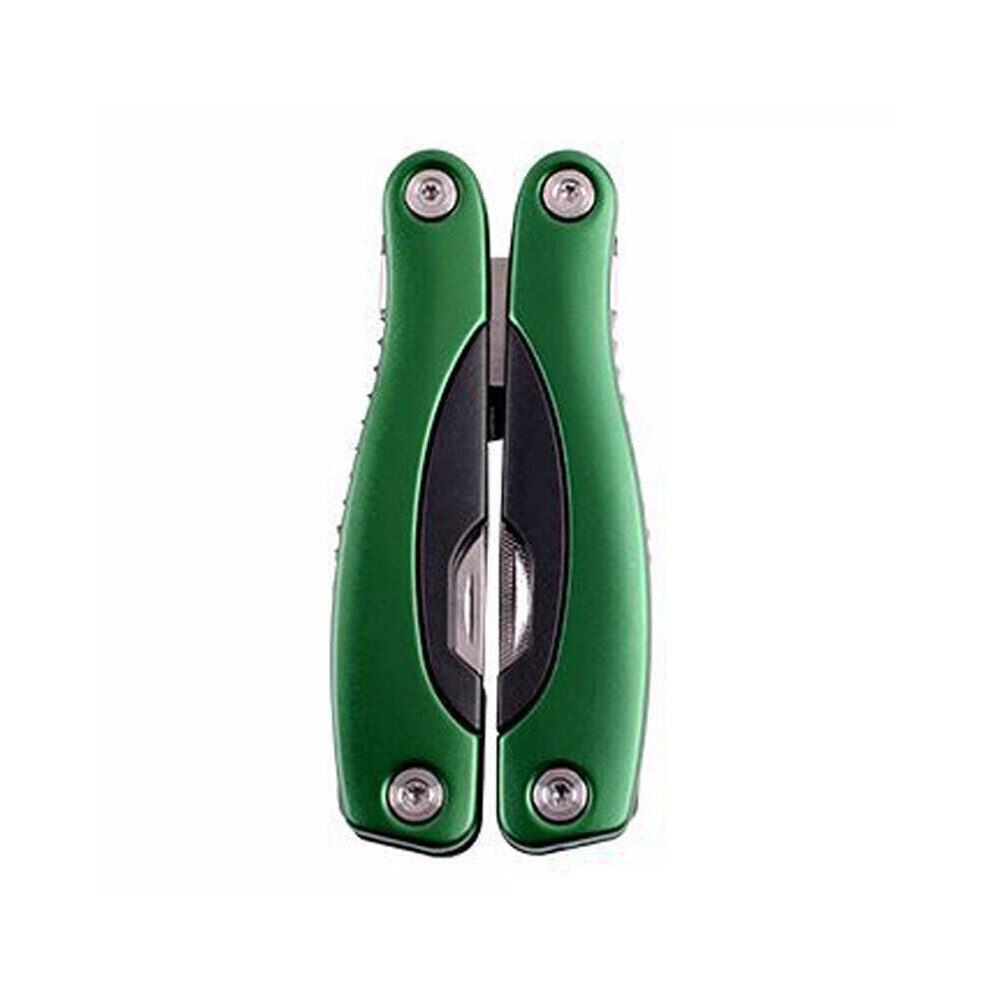 (Green) 100mm High-carbon Steel Folding Cutter Pliers Survival Multifunctional Tools Kit