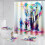 (A) 3D Shower Curtain Digital Printing Waterproof Polyester for Bathroom 6