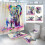 (A) 3D Shower Curtain Digital Printing Waterproof Polyester for Bathroom 4