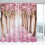 (N) 2 Panels/set Anti-UV Blackout Window Curtains 3D Effect Print Thermal Drapes 15