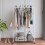 Metal Garment Rack Double Rail Clothes Storage Organizer Shelf 2