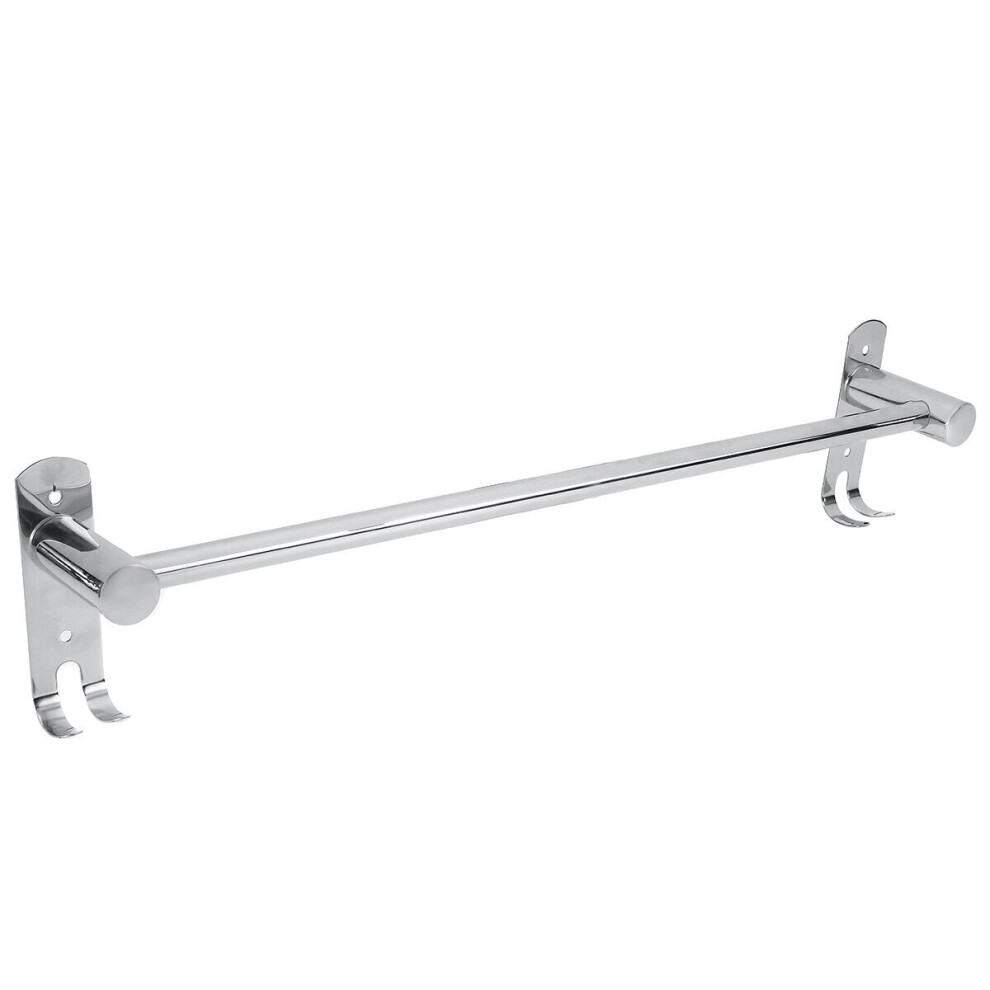 (single row) 50cm Stainless Steel Bath Shelf Wall Mounted Towel Rail Rack Single Double Shelf for Bathroom Storage